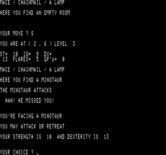 Wizard's Castle, The for Exidy Sorcerer - A minotaur attacks!