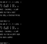 Wizard's Castle, The for Exidy Sorcerer - Exploring...I hear a wumpus!