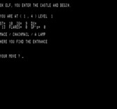 Wizard's Castle, The for Exidy Sorcerer - The game begins!