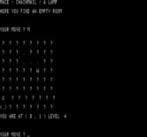 Wizard's Castle, The for Exidy Sorcerer - The map so far of level 4...