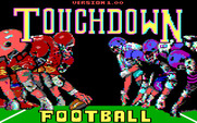 Touchdown Football for IBM PC/Compatibles - Title screen.