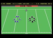 Touchdown Football for Atari 7800 - Coin toss.