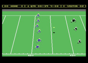 Touchdown Football for Atari 7800 - Player's run after a kickoff...