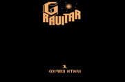 Gravitar for Atari 2600 - Title screen.