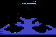 Gravitar for Atari 2600 - Each planet has a different surface layout.