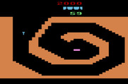 Gravitar for Atari 2600 - Make sure you don't crash into the walls here!