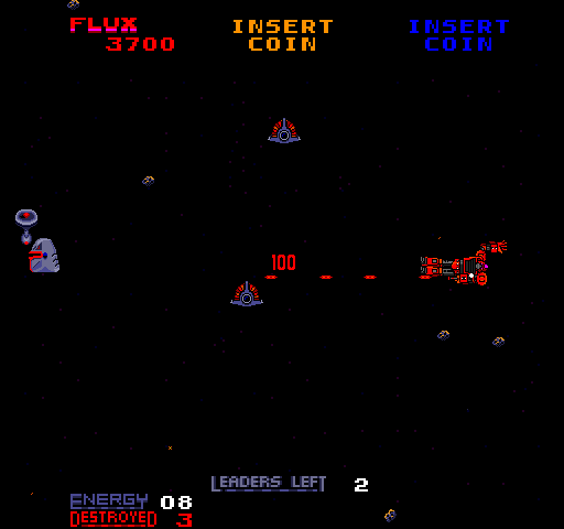 Star Guards Arcade Screenshot: Starting a one player game.