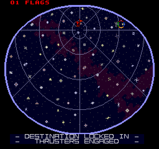 Star Guards Arcade Screenshot: Choose your next destination.