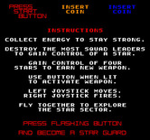 Star Guards for Arcade - Game instructions.