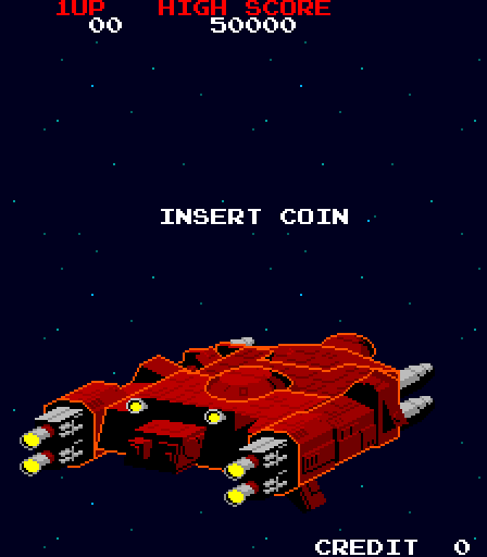 Tournament Arkanoid Arcade Screenshot: Game attract mode.