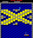 Tournament Arkanoid for Arcade - Round 5, each level has a different pattern.