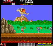 Rygar for Arcade - Game start.