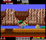 Rygar for Arcade - Attacking an opponent...