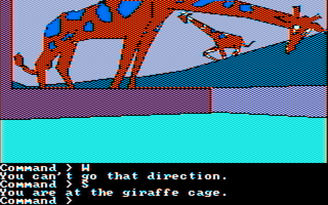 Tracer Sanction, The IBM PC/Compatibles Screenshot: All kinds of animals can be found here.