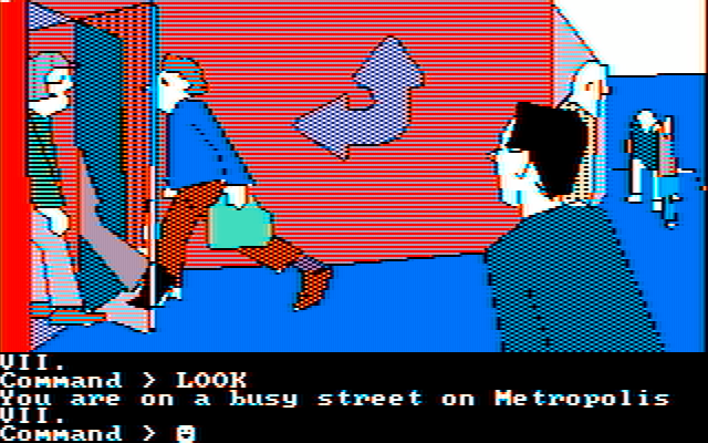 Tracer Sanction, The IBM PC/Compatibles Screenshot: Welcome to Metropolis!