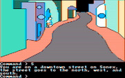 Tracer Sanction, The for IBM PC/Compatibles - The streets on the planet Sonex.