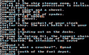 Tracer Sanction, The for IBM PC/Compatibles - You can optionally play the game without graphics, or switch to this view to see more text at once.