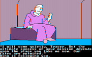Tracer Sanction, The for IBM PC/Compatibles - Talking with Wing.