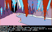 Tracer Sanction, The for IBM PC/Compatibles - In a cave...