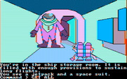 Tracer Sanction, The for IBM PC/Compatibles - Some provisions in the storage room.