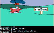 Tracer Sanction, The for IBM PC/Compatibles - Littering is not allowed here.