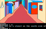 Tracer Sanction, The for IBM PC/Compatibles - The streets of a local town.