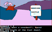 Tracer Sanction, The for IBM PC/Compatibles - Castle is this way...