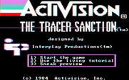 Tracer Sanction, The for IBM PC/Compatibles - Title screen.