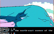 Tracer Sanction, The for IBM PC/Compatibles - The north-east corner of the castle.
