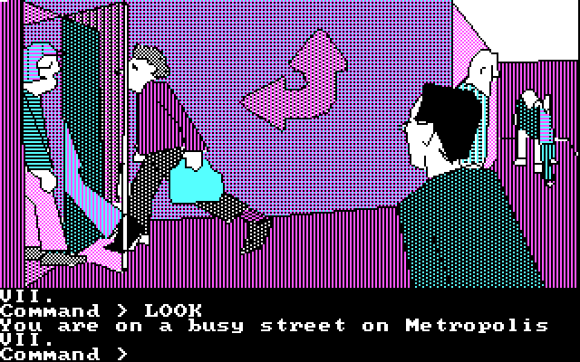 Tracer Sanction, The IBM PC/Compatibles Screenshot: Welcome to Metropolis!