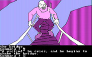 Tracer Sanction, The for IBM PC/Compatibles - This bridge has someone guarding it.