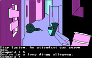 Tracer Sanction, The for IBM PC/Compatibles - A suspect looking alley.