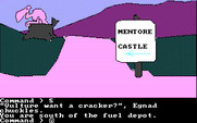 Tracer Sanction, The for IBM PC/Compatibles - A castle is to the west...