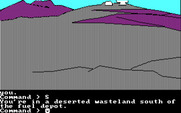 Tracer Sanction, The for IBM PC/Compatibles - A deserted wasteland.