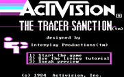 Tracer Sanction, The for IBM PC/Compatibles - Title screen.