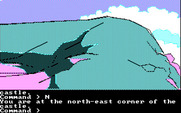 Tracer Sanction, The for IBM PC/Compatibles - Here's the north-east corner of the castle.