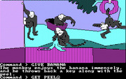 Tracer Sanction, The for IBM PC/Compatibles - Hmm, can a banana peel be useful later?