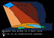 Tracer Sanction, The for Apple II - An underground passage...