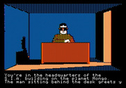 Tracer Sanction, The for Apple II - The game starts here.