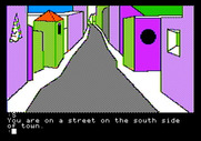 Tracer Sanction, The for Apple II - Exploring, here's the southside of town.