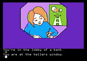 Tracer Sanction, The for Apple II - Opening a bank account...