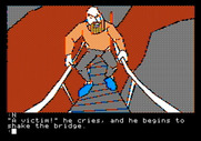 Tracer Sanction, The for Apple II - A strange guy blocking my path...