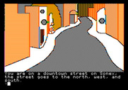 Tracer Sanction, The for Apple II - The streets of Sonex.