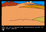 Tracer Sanction, The for Apple II - A deserted wasteland...