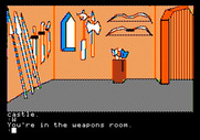 Tracer Sanction, The for Apple II - Here's the weapons room...