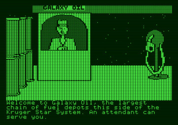 The Tracer Sanction for Apple II - Welcome to Galaxy Oil...