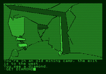The Tracer Sanction for Apple II - Neat, I found a diamond!