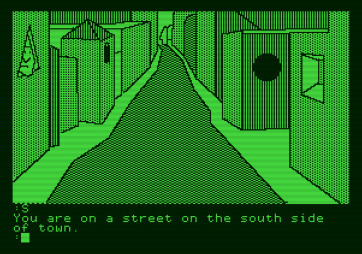 The Tracer Sanction for Apple II - Welcome to the south side of Sonex.