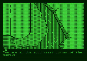 The Tracer Sanction for Apple II - Not much here other than a moat.