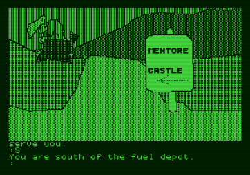 The Tracer Sanction for Apple II - Castle, this way...